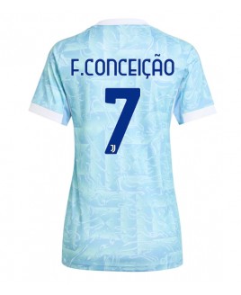 Günstige Juventus Francisco Conceicao #7 Auswärtstrikot Damen 2025-26 Kurzarm